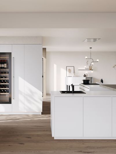 Küche Kristallweiss von Häcker